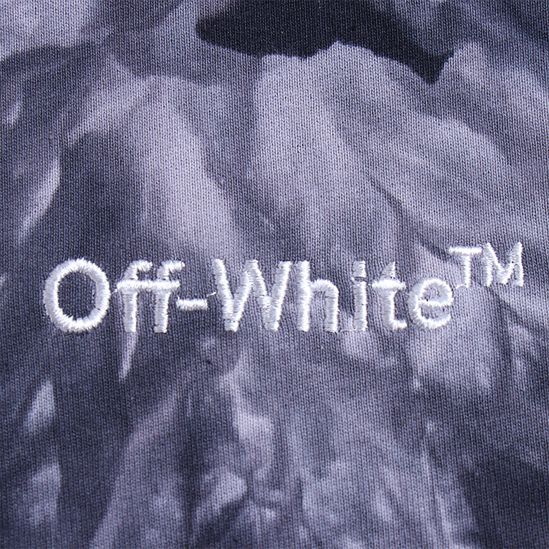 Off White T Shirts Tie-Dye Process Loose Men'S And Women'S Same Style Pure Cotton Short Sleeves