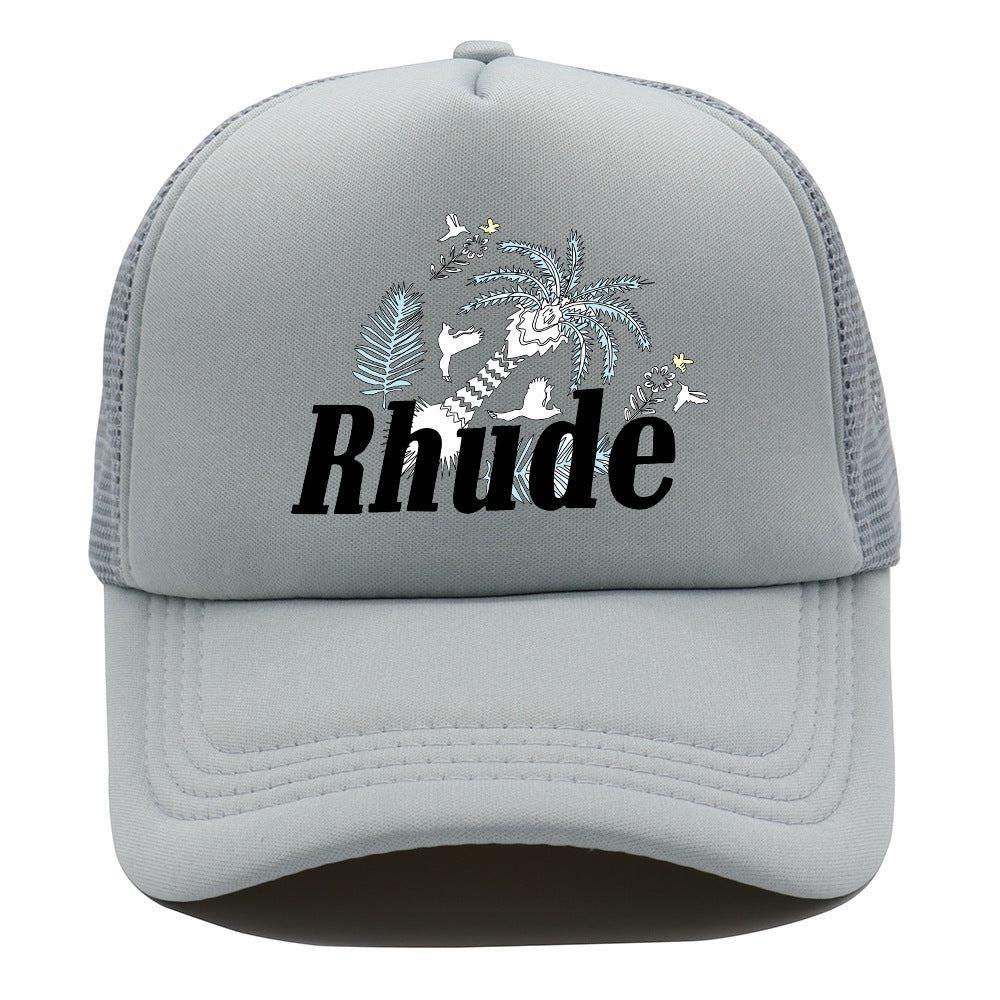 Rhude Hat Fashion Net Cap Hip Hop Baseball Cap