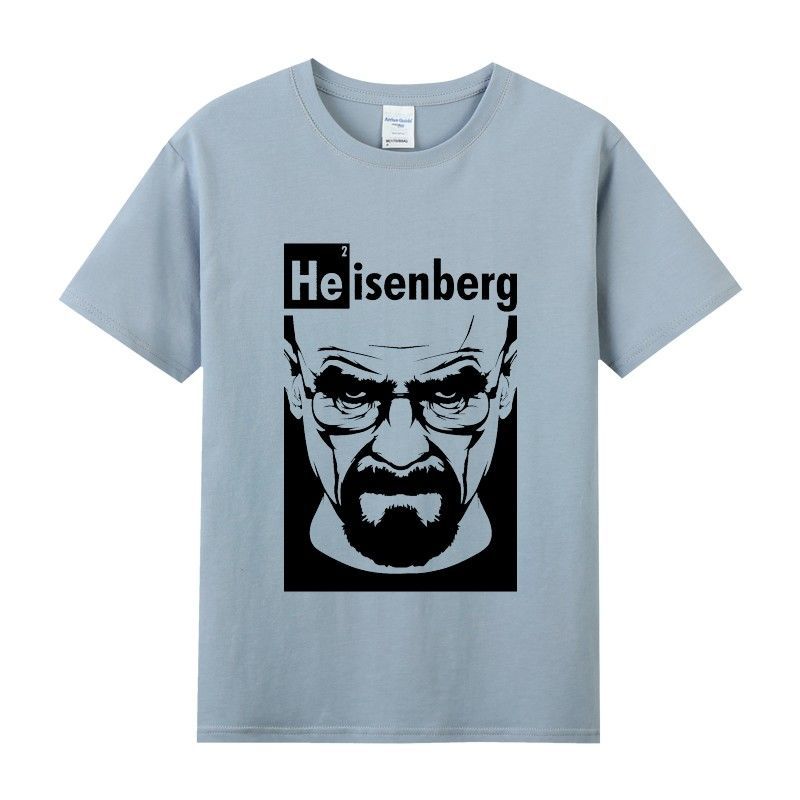 Heisenberg T Shirt Summer round Neck Short Sleeve T-shirt Men's Deadly Poison Master Gusi Heisenberg