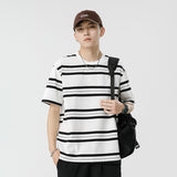 Mariner Shirt Women Haipeng Cloud Men's Clothing Summer Loose Couple Striped Short Sleeve T-shirt Casual