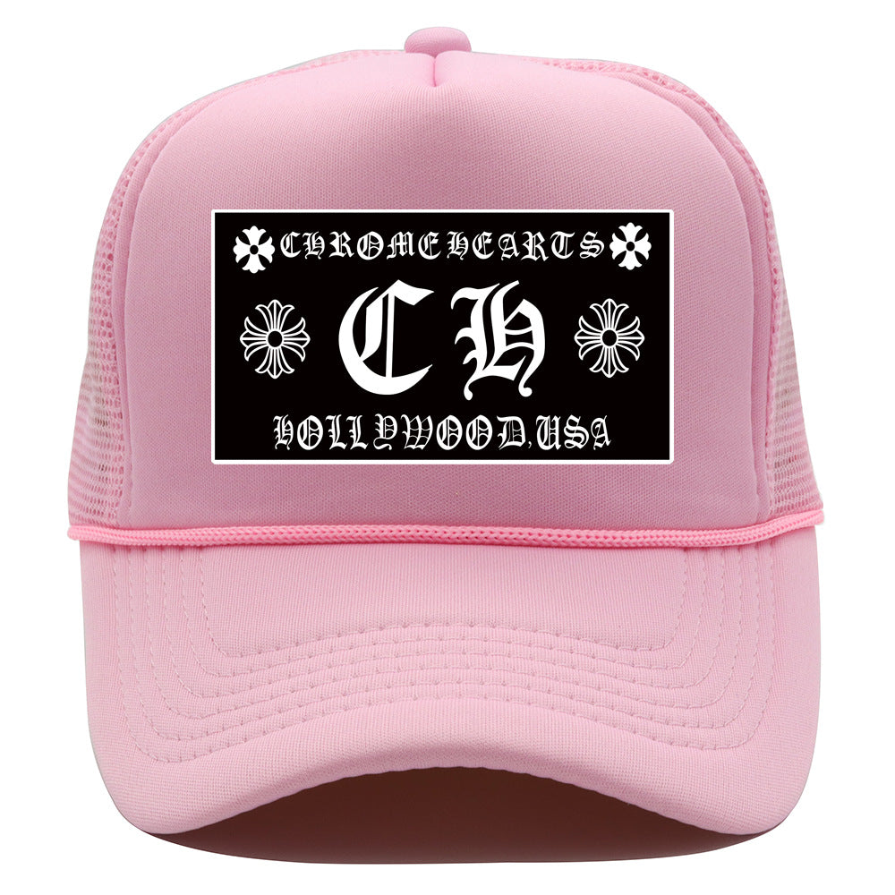 Chrome Heart Hat CH Baseball Cap Printed Trendy Shade Mesh Cap