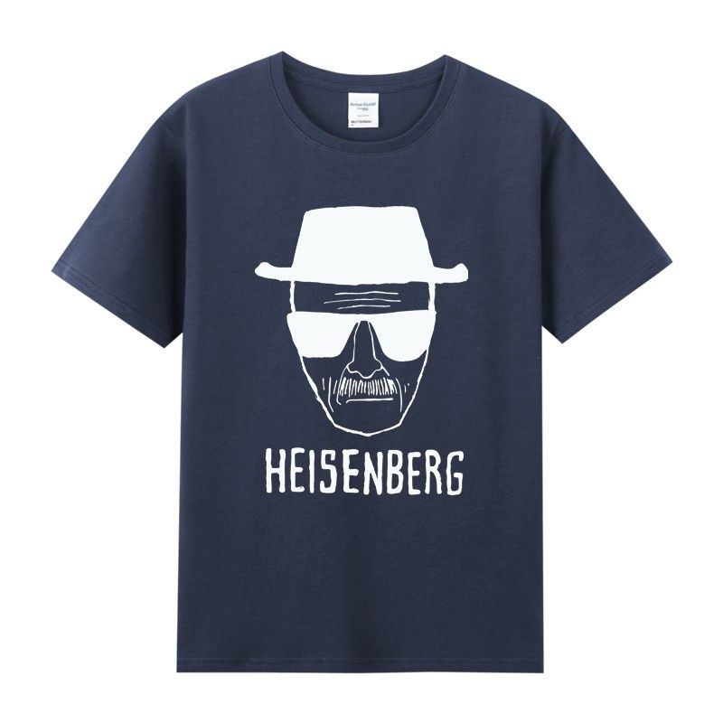 Heisenberg T Shirt Summer round Neck Short Sleeve T-shirt Men's Deadly Poison Master Gusi Heisenberg