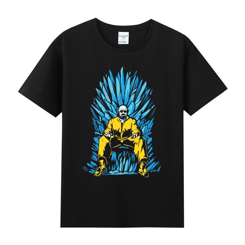 Heisenberg T Shirt Summer round Neck Short Sleeve T-shirt Men's Deadly Poison Master Gusi Heisenberg
