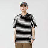 Mariner Shirt Women's Haipeng Cloud Men's Summer Stripes Short-Sleeved T-shirt Men's Casual Loose
