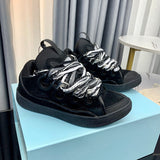 Bread shoes retro sports board shoes couple