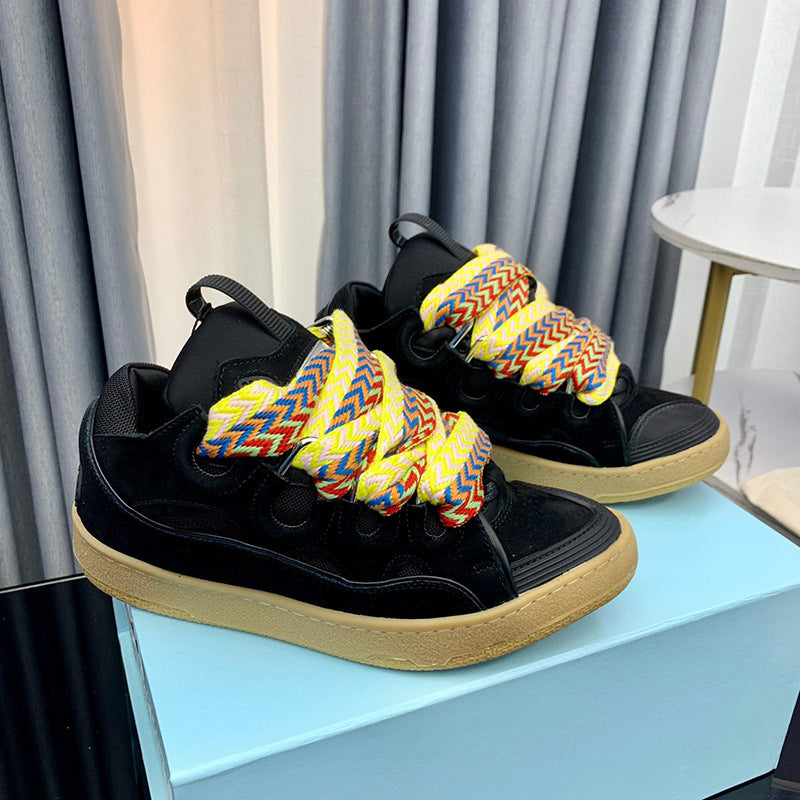 Bread shoes retro sports board shoes couple