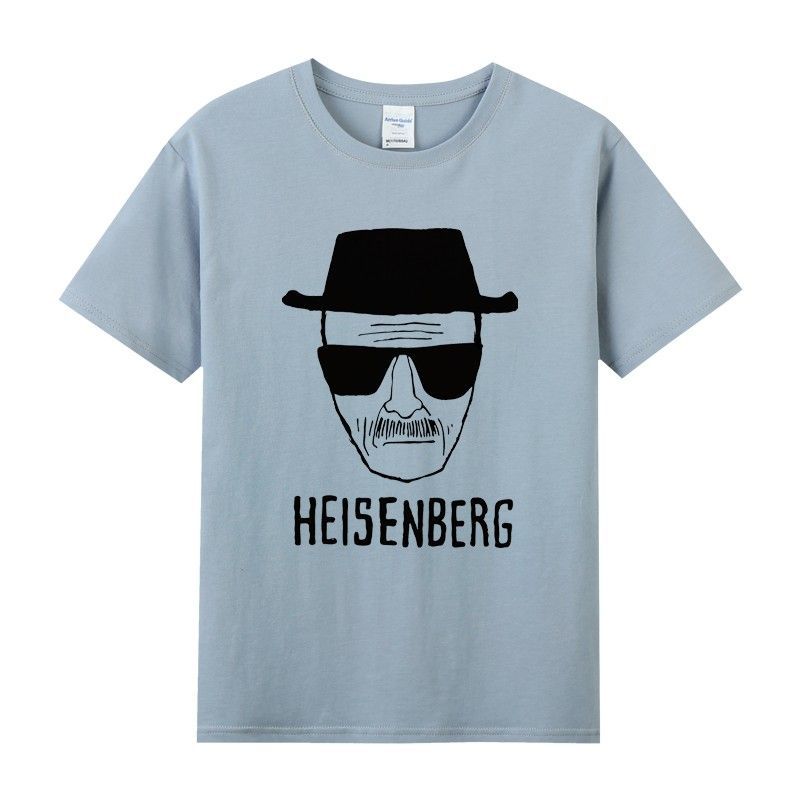 Heisenberg T Shirt Summer round Neck Short Sleeve T-shirt Men's Deadly Poison Master Gusi Heisenberg