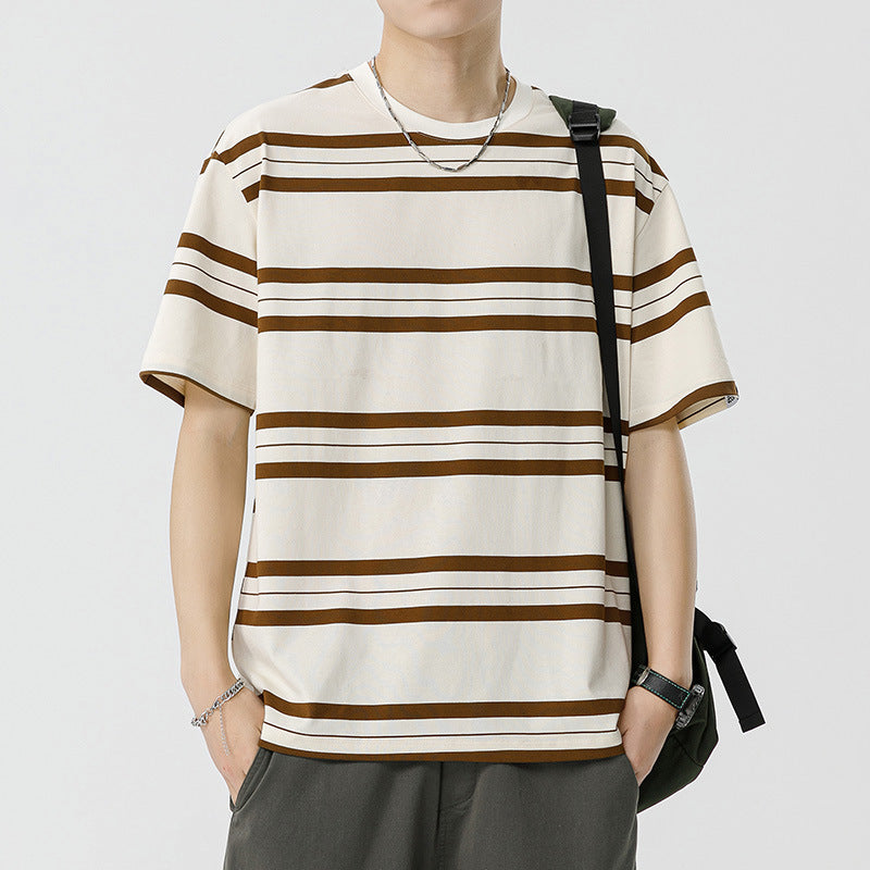 Mariner Shirt Women Haipeng Cloud Men's Summer Stripes T-shirt Short Sleeve Men's American Fashion Brand