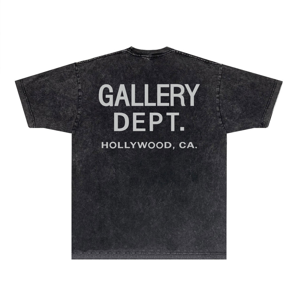 Gallery Dept T Shirts Tee Shirt Washed and Worn Short Sleeve T-shirt Blouse