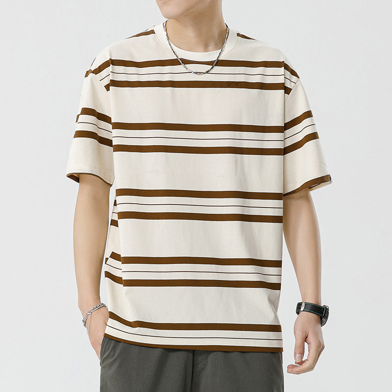 Mariner Shirt Women Haipeng Cloud Men's Summer Stripes T-shirt Short Sleeve Men's American Fashion Brand