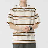 Mariner Shirt Women Haipeng Cloud Men's Summer Stripes T-shirt Short Sleeve Men's American Fashion Brand