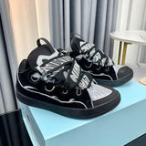 Bread shoes retro sports board shoes couple