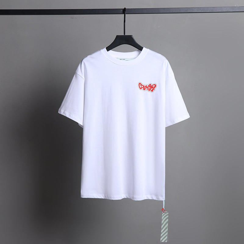 Ow T Shirts Watercolor Oil Painting Letter Graffiti Arrow