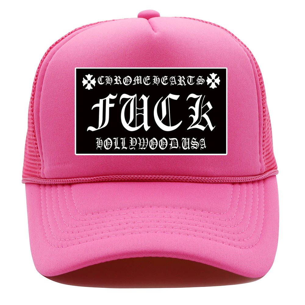 Chrome Heart Hat CH Baseball Cap Printed Trendy Shade Mesh Cap