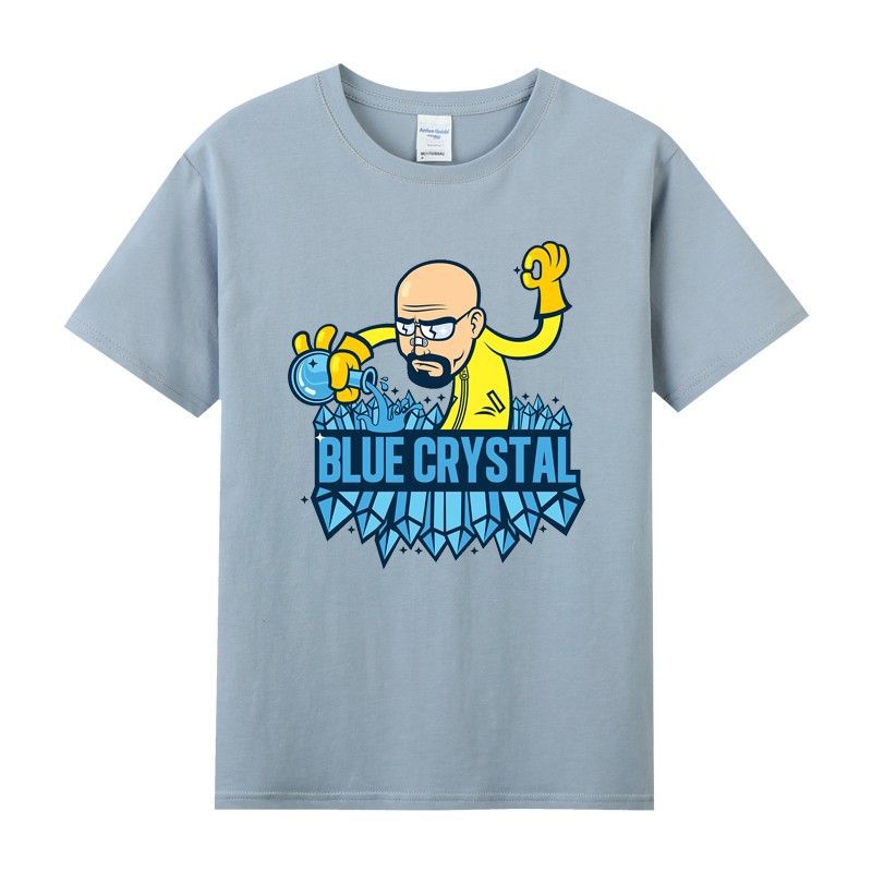 Heisenberg T Shirt Summer round Neck Short Sleeve T-shirt Men's Deadly Poison Master Gusi Heisenberg