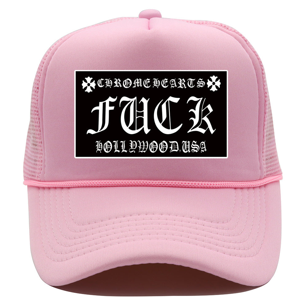 Chrome Heart Hat CH Baseball Cap Printed Trendy Shade Mesh Cap