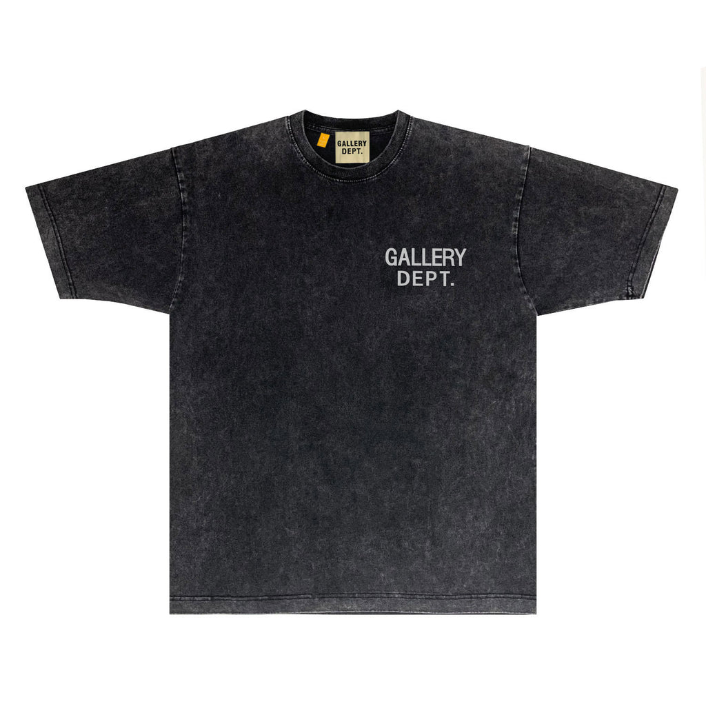 Gallery Dept T Shirts Tee Shirt Washed and Worn Short Sleeve T-shirt Blouse
