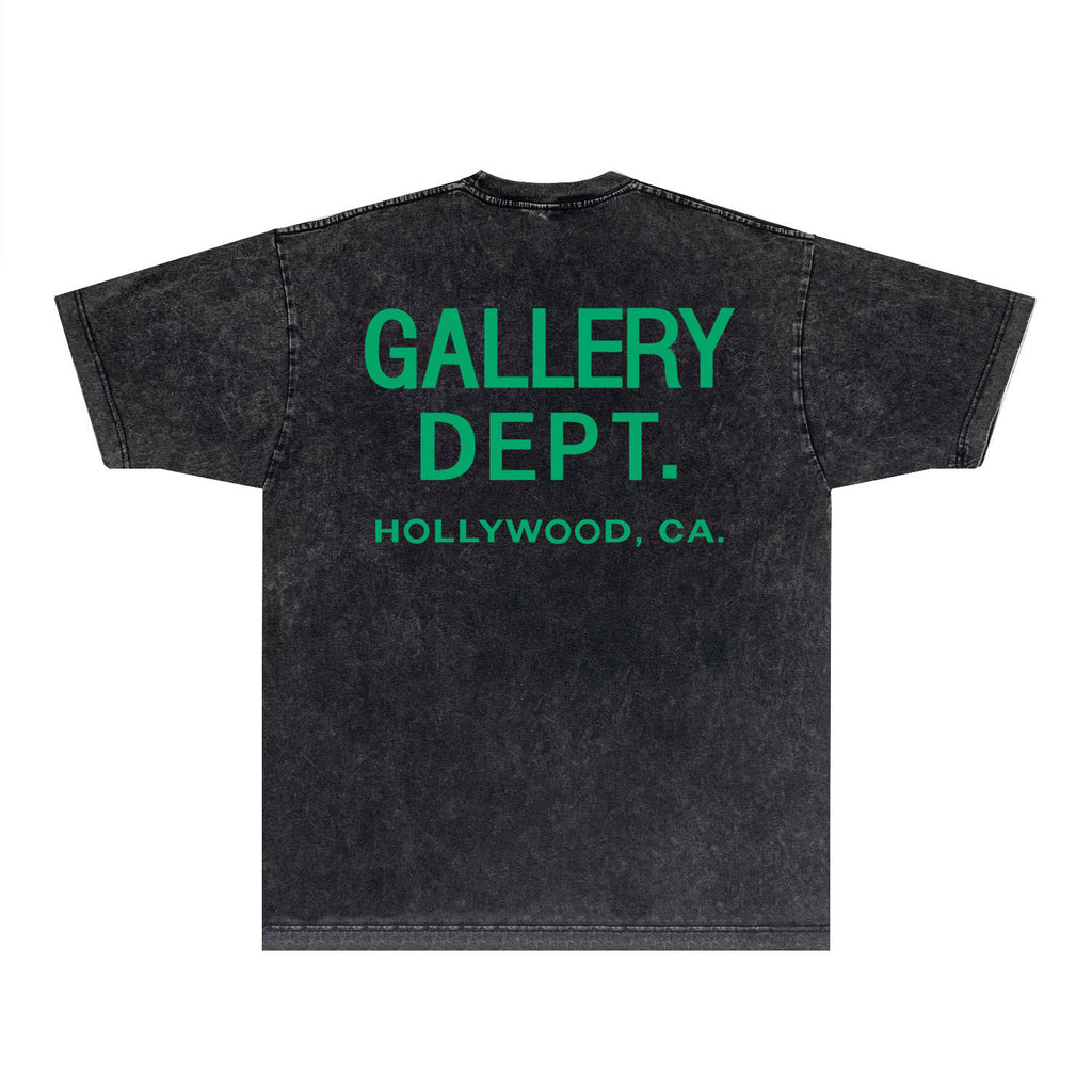 Gallery Dept T Shirts Tee Shirt Washed and Worn Short Sleeve T-shirt Blouse