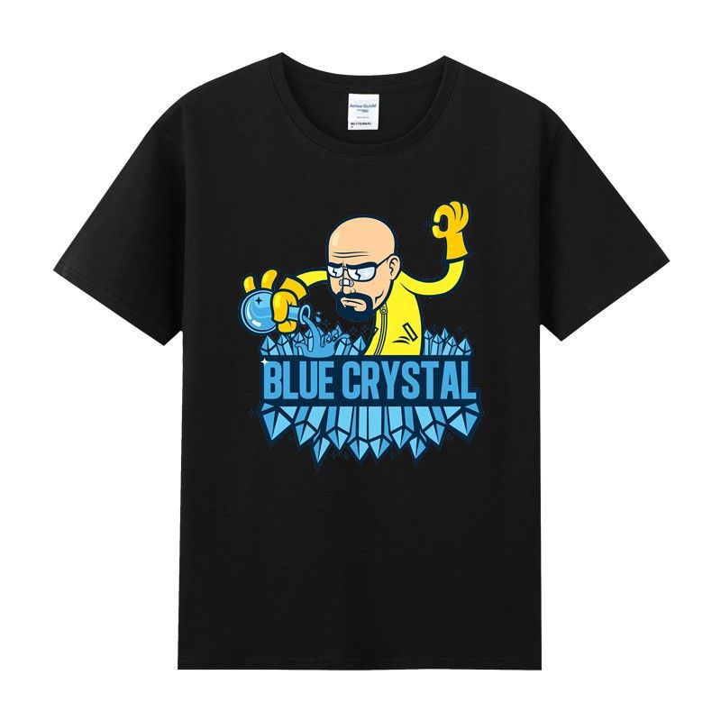 Heisenberg T Shirt Summer round Neck Short Sleeve T-shirt Men's Deadly Poison Master Gusi Heisenberg