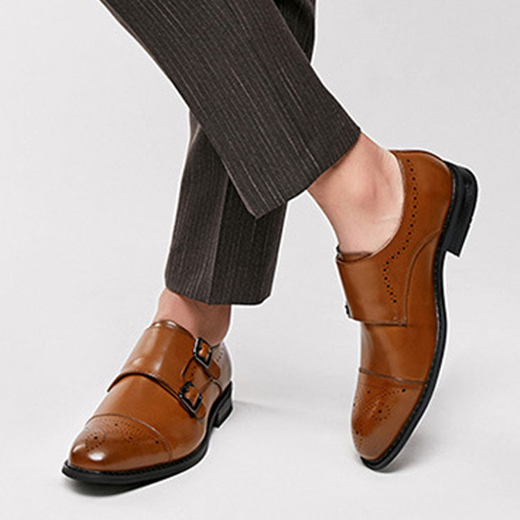 Men's Dress Shoes Classic Leather Oxfords Casual Cushioned Loafer Business Casual Leather Shoes Casual Shoes Men's Shoes