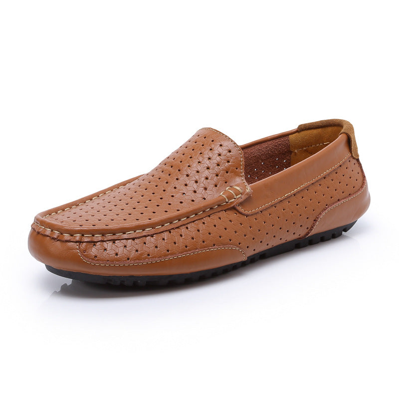 Men's Loafers Relaxedfit Slipon Loafer Men Shoes  Peas Shoes Casual Trend Men's Shoes plus Size