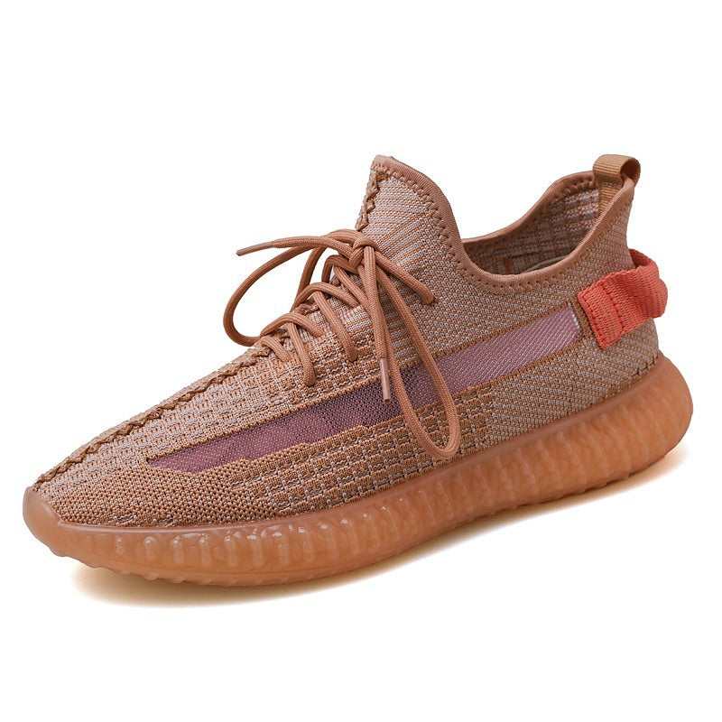 Men Sneakers Men Walking Shoes for Jogging Breathable Lightweight Shoes Flying Woven Breathable Men's Casual Sports Shoes
