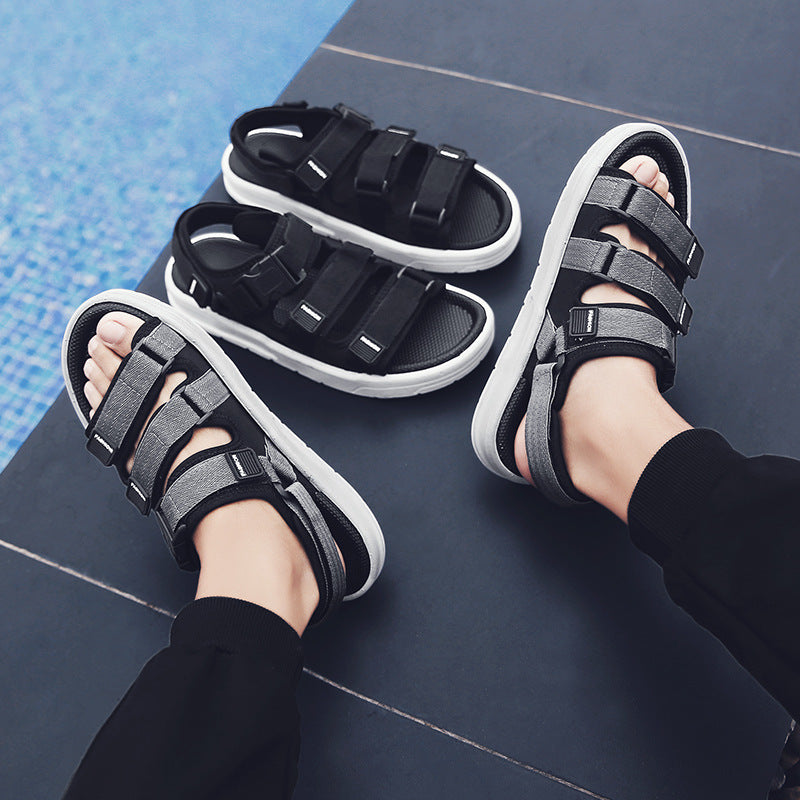 Men Sandals Indoor and Outdoor Beach Sandals Sport Flip Flops Comfort Casual Sandal Men's Summer Casual Sandals Outdoor Sports Beach