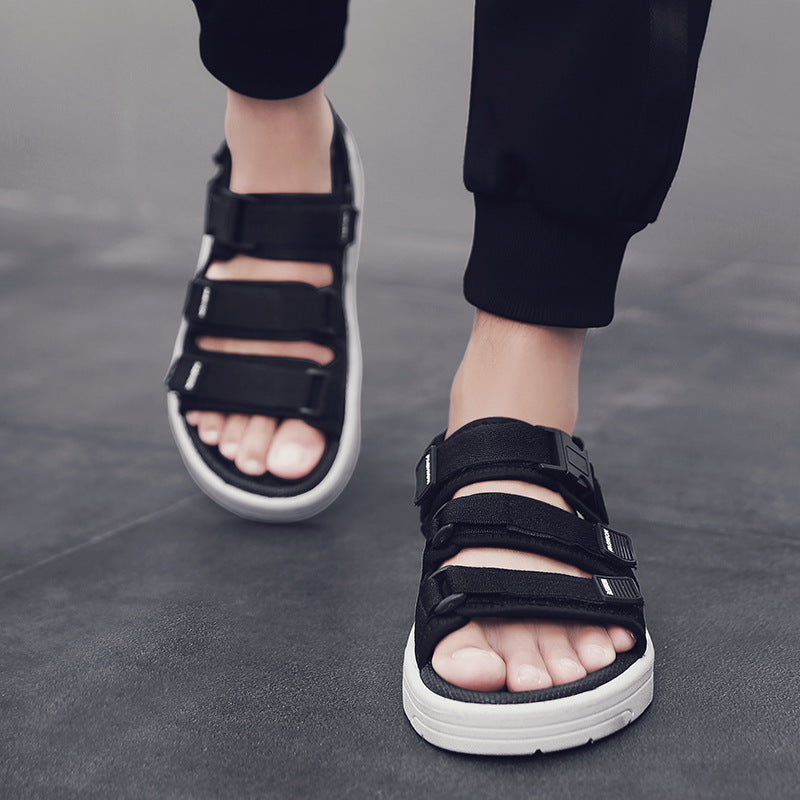 Men Sandals Indoor and Outdoor Beach Sandals Sport Flip Flops Comfort Casual Sandal Men's Summer Casual Sandals Outdoor Sports Beach