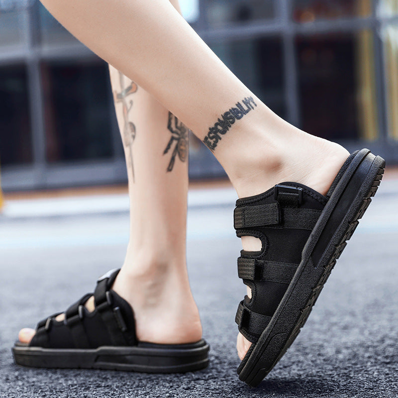 Men's Sandals Indoor and Outdoor Beach Sandals Sport Flip Flops Comfort Casual Sandal Sandals Men's Summer Casual