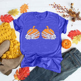 Halloween Costumes Printed Short-Sleeved T-shirt