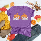 Halloween Costumes Printed Short-Sleeved T-shirt