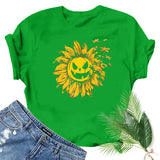 Halloween Costumes Printed Short-Sleeved T-shirt for Women