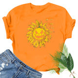 Halloween Costumes Printed Short-Sleeved T-shirt for Women