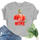 Halloween Costumes Printed Short-Sleeved T-shirt