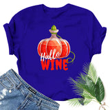 Halloween Costumes Printed Short-Sleeved T-shirt