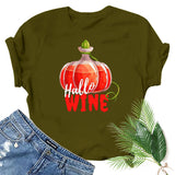 Halloween Costumes Printed Short-Sleeved T-shirt