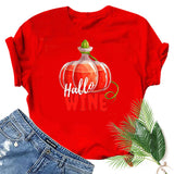 Halloween Costumes Printed Short-Sleeved T-shirt