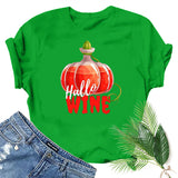 Halloween Costumes Printed Short-Sleeved T-shirt