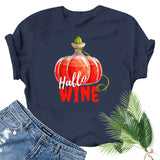 Halloween Costumes Printed Short-Sleeved T-shirt