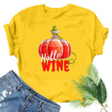 Halloween Costumes Printed Short-Sleeved T-shirt