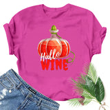 Halloween Costumes Printed Short-Sleeved T-shirt