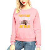 Halloween Costumes Fun Pattern Printed Long Sleeve Capless round Neck Sweater