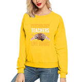 Halloween Costumes Fun Pattern Printed Long Sleeve Capless round Neck Sweater