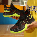 Men Basketball Shoeses Men's Outdoor Basketball Boots Mesh Breathable Sneakers Men's Large Size