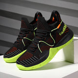 Men Basketball Shoeses Men's Outdoor Basketball Boots Mesh Breathable Sneakers Men's Large Size