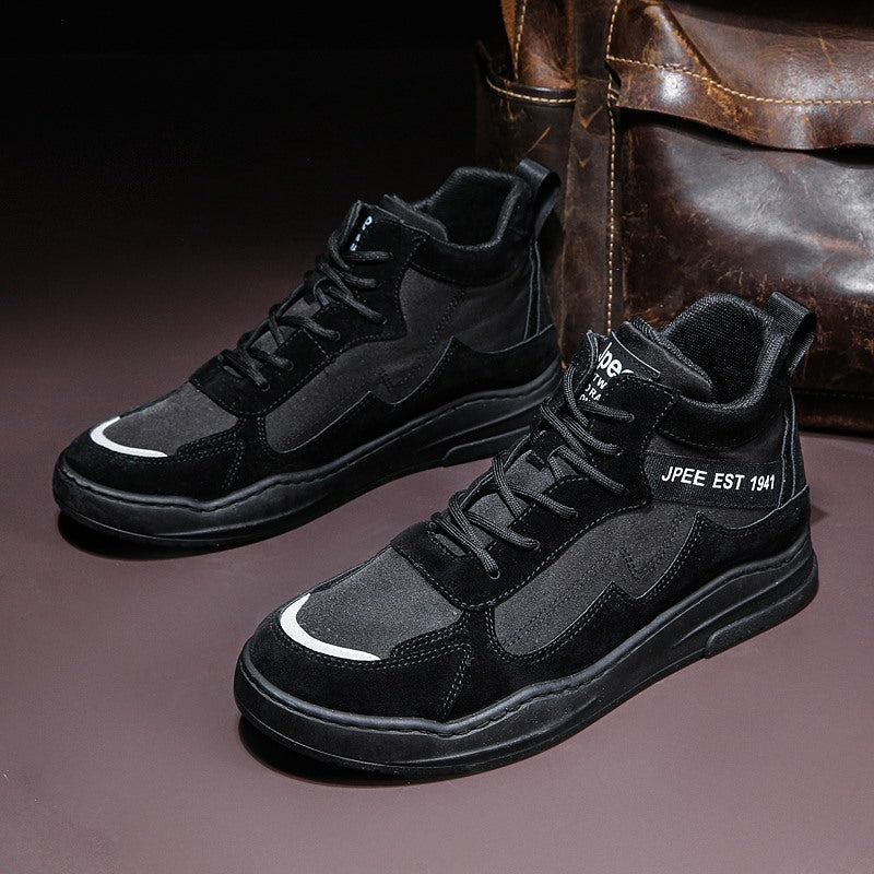 Men Sneakers Men Walking Shoes for Jogging Breathable Lightweight Shoes High Top Retro Sports Personal Leisure