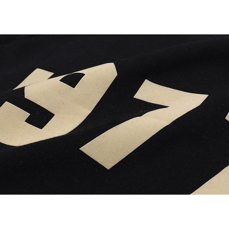 Kanye West Sunday Service Hoodie Autumn And Winter 1977 Three-Dimensional Flocked Printed Hoodie