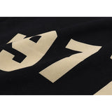Kanye West Sunday Service Hoodie Autumn And Winter 1977 Three-Dimensional Flocked Printed Hoodie