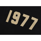 Kanye West Sunday Service Hoodie Autumn And Winter 1977 Three-Dimensional Flocked Printed Hoodie
