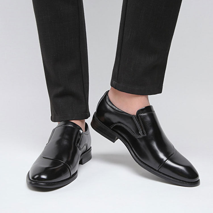 Men's Dress Shoes Classic Leather Oxfords Casual Cushioned Loafer Business Casual Men's Formal Wear